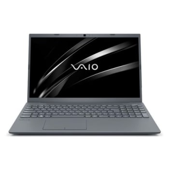 Notebook VAIO® FE15 AMD® Ryzen 7 Linux Debian 10 32GB 512GB SSD Full HD - Prata Titânio