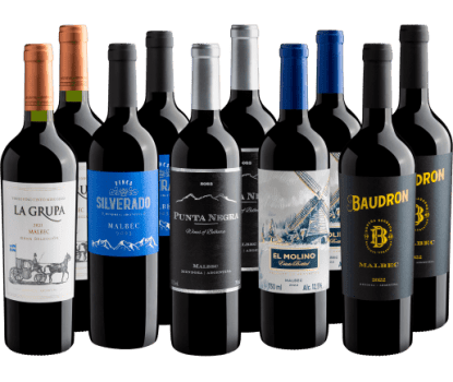 Kit Malbec em Dobro | 10 garrafas por R$29,90 cada