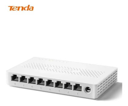 Switch Tenda SM108 8 Portas 2.5G Ethernet Multi Gigabit Plug&Play