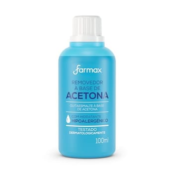 Farmax - Removedor De Esmalte Farmax 100Ml Base De Acetona