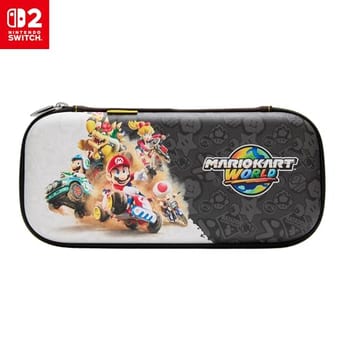 PowerA Case Slim de Proteção para Nintendo Switch 2 - Mario Kart World, Oficialmente licenciado, Estojo de proteção, Armazena até 10 cartões de jogo