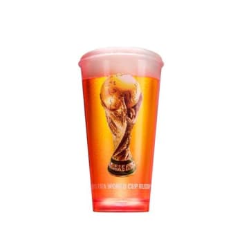 Copo Oficial Budweiser Copa do Mundo FIFA - Copo Budweiser Plástico (Luminoso)