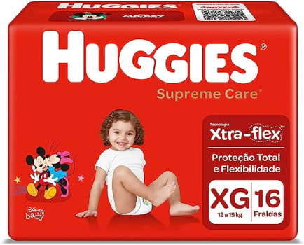 Fralda Huggies Supreme Care Xg - 16 Fraldas