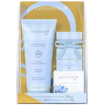 Giovanna Baby - Kit Giovanna Baby Col 20Ml+Locao 200Ml+Sab 90G Blue (Novo)