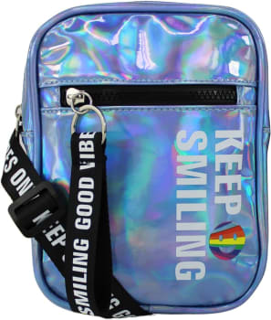 Shoulder Bag Bolsa Transversal Pequena Holográfica