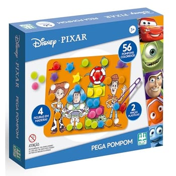 Nig Brinquedos Brinquedo Educativo Pega Pompom Disney Pixar