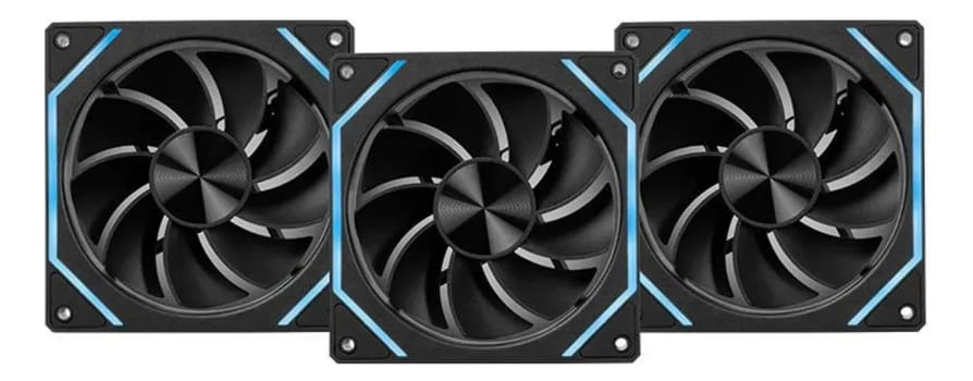 Kit Ventoinhas Pichau Ventus Nx Reverse, Argb, 3x120mm Preto