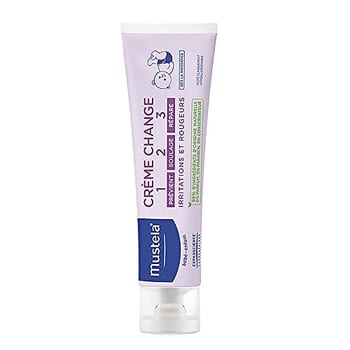 Mustela Creme Preventivo de Assaduras Vitaminado 1-2-3 108g - Pomada Antiassaduras para Bebês com Tripla Ação - 98% de Ingredientes de Origem Natural