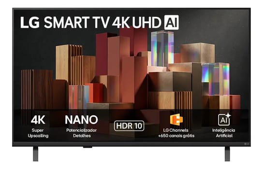Smart TV LG 75'' 4K Ultra HD AI Webos 26 75UN85C HDR10 Bluetooth Wi-Fi Google Cast