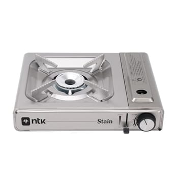 NTK, Fogareiro Stain em Aço Inox com Ignição Automática e Flex Fuel