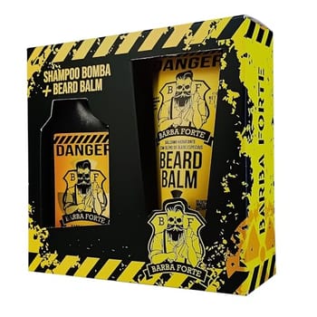Kit Barba Forte - Shampoo Bomba Danger 90mL e Bálsamo Hidratante Danger 60g