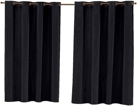 Cortina Blackout Corta Luz PVC 220cm x 130cm - Preto