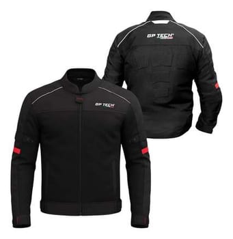Jaqueta Motociclista Gp Tech Vent Com Proteção