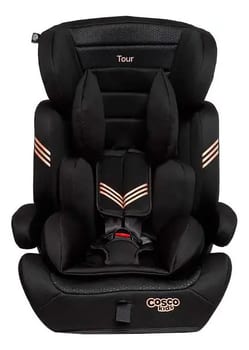Cosco Kids, Cadeirinha Tour, 9 a 36 Kg, Preto Bronze