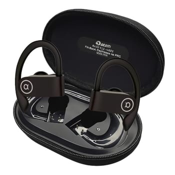 Fone de Ouvido Bluetooth 5.4, IPX5 à Prova D'Água, 45h de Bateria, Com Microfone Embutido. Design Esportivo Ergonômico Ideal Para Esportes Corridas