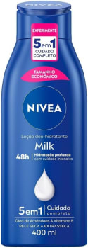 NIVEA Hidratante Corporal Milk Pele Seca, 400mL