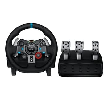 Volante e Pedais Logitech G29 Driving Force com Force Feedback para PS5, PS4, PS3 e PC