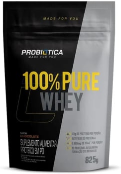 100% Pure Whey Refil (825G) - Sabor Chocolate, Probiótica