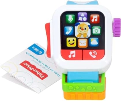 Fisher-Price, Meu Primeiro Smartwatch, Aprender e Brincar, Estimula o Desenvolvimento, Brinquedo para Bebês, A partir 6 meses