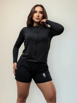 Jaqueta Alta Performance Leve Proteção Uv Treino Academia