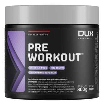 Pré Treino - Pre Workout Dux Nutrition 300g Sabor Maçã verde