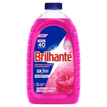 Brilhante Sabão Líquido Perfume e Cuidado Extraordinário 3L