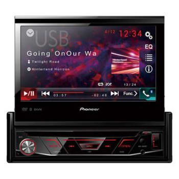 DVD Player Automotivo Pioneer AVH-4880BT com Tela LCD Retrátil de 7”