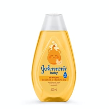 Shampoo Para Bebê Johnson's Baby Regular, 200ml, Amarelo