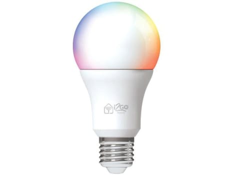 Lâmpada Smart Bulbo I2GO E27 RGB Dimerizável - 10W 6000K Smart Lamp - Magazine Ofertaesperta