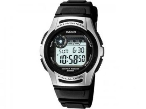 Relógio Masculino Casio Digital - Resistente à Água Cronógrafo Mundial W-213-1AVDF 