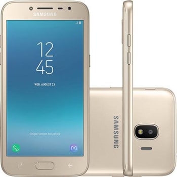 Smartphone Samsung Galaxy J2 Pro Dual Chip Android 7.1 Tela 5" Quad-Core 1.4GHz 16GB 4G Câmera 8MP - Dourado