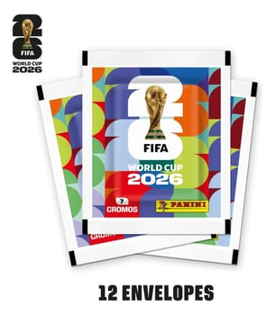 Kit 12 Envelopes com 84 figurinhas - Copa do Mundo 2026