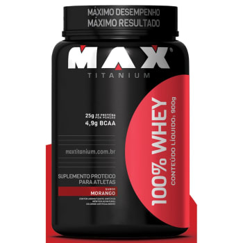 100% Whey Protein Max Titanium 900 g