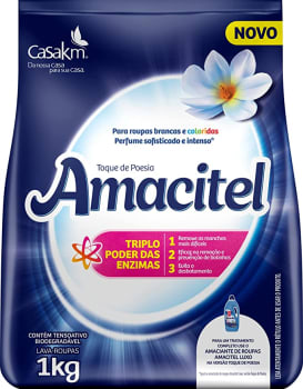 Amacitel Pó Toque de Poesia Bag 1Kg, Amacitel Luxo