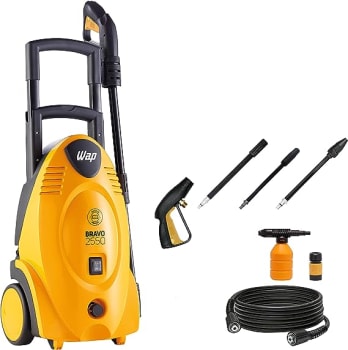 Lavadora de Alta Pressão WAP BRAVO 2550 Motor de Indução 1700W 1800 PSI/Libras 360L/h Bico Turbo 220V