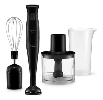 Mixer Elgin Turbo Chef 3 em 1 de 200W para Bater e Triturar