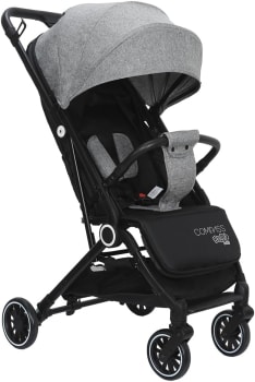 Maxi Baby Carrinho de Bebê Passeio Vira Berço COMPASS (Cinza)