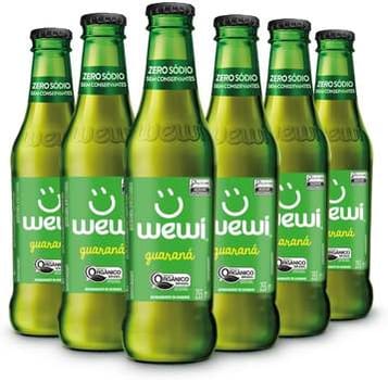 [APP] Wewi Refrigerante Guaraná Orgânico 255ml com 6 Unidade