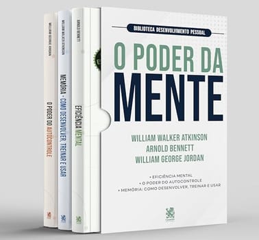 Biblioteca Desenvolvimento Pessoal: O Poder da Mente - Box com 3 Livros