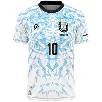 Camiseta Filtro UV Argentina Copa Torcedor Tri Campeã