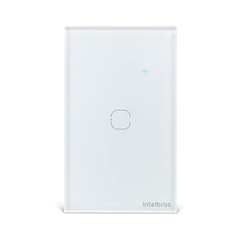 Interruptor Inteligente Touch WI-FI 1 Tecla EIW 1001 Branco Intelbras