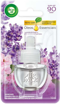 10 Unidades - Refil para Aromatizador Elétrico Bom Ar Freshmatic Doces Dias de Lavanda 16ml