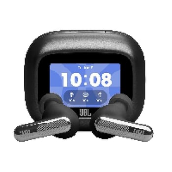 JBL, Fone de Ouvido Bluetooth, Live Beam 4, In-ear, Tela de 1.45", Cancelamento de Ruído - Preto