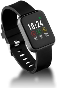  Relógio Smartwatch Londres Preto Atrio Touch Screen Leitura De Mensagem Monitor Cardíaco e Sono à Prova de Água IP68 – ES265