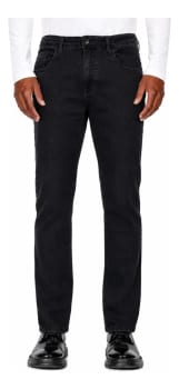 Calça Jeans Regular Black Preto
