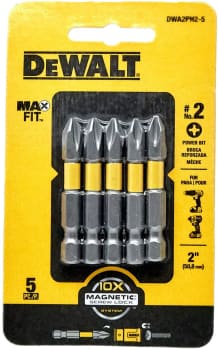 Ponta 2" DWA2PH2-5 DEWALT - 5 Peças