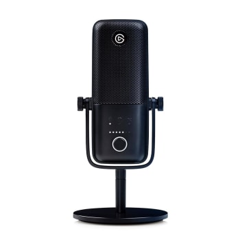 Microfone Condensador Elgato Wave 3 USB Solução de Mixagem Digital Anticliping Preto - 10MAB9901
