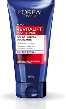 L'Oréal Paris Gel De Limpeza Facial Suavizante Com Pro-Retinol Revitalift, 150g