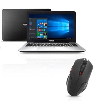 Notebook Asus Intel Core i5 8GB 1TB K555LB DM451T 15.6" Placa de Vídeo NVIDIA GeForce 940M Windows 10 + Mouse Gamer Óptico Com Fio ONN G17 2400 DPI