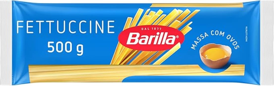 6 Unidades Macarrão com Ovos Barilla Fettuccine 500g